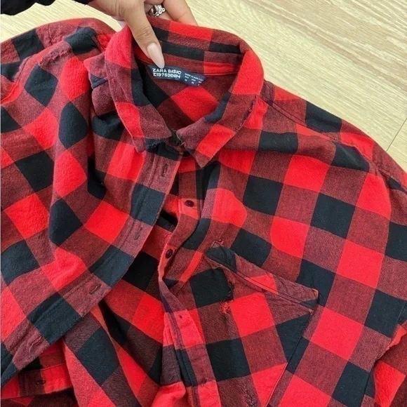 Zara Plaid Shirt - Picture 4 of 6